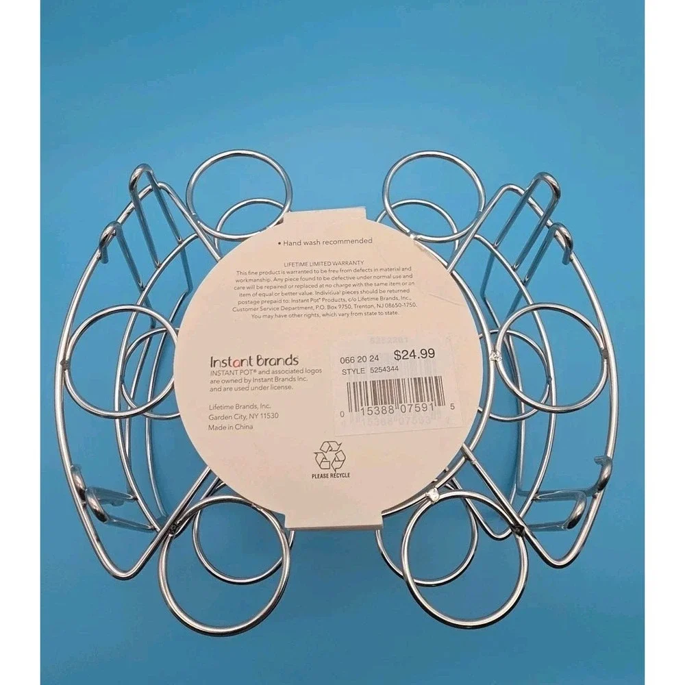 Instant Pot Set Of 2 Wire Egg Racks 6 Amd 8 Quart Compatible 14 Eggs